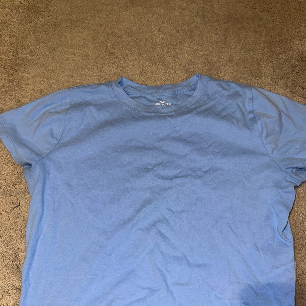Hollister Light Blue Short Sleeve Tee